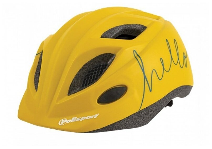Велошлем детский Polisport JUNIOR HELLO S (52-56 cm) Желтый