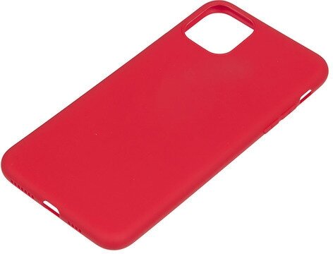 Чехол (клип-кейс) DEPPA Gel Color Basic, для Apple iPhone 11 Pro Max, красный [87233] - фото №2
