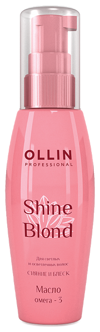 OLLIN Professional Shine Blond Масло Омега-3 для волос, 50 мл, бутылка