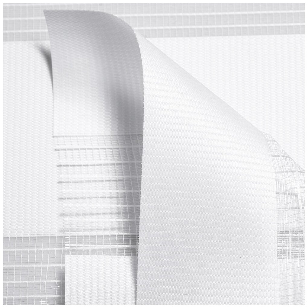 Рулонная штора «Мини День-ночь» Соло/Белый 83 x 160 - фотография № 4
