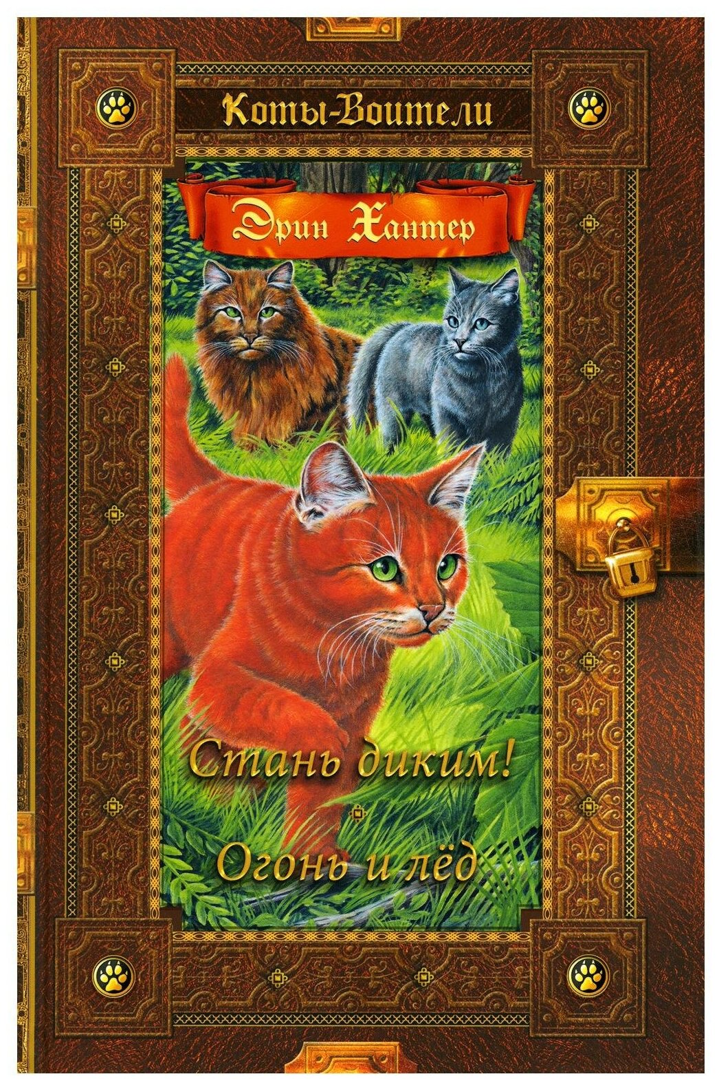 Книга Коты-воители. Стань диким! Огонь и лед - фото №1