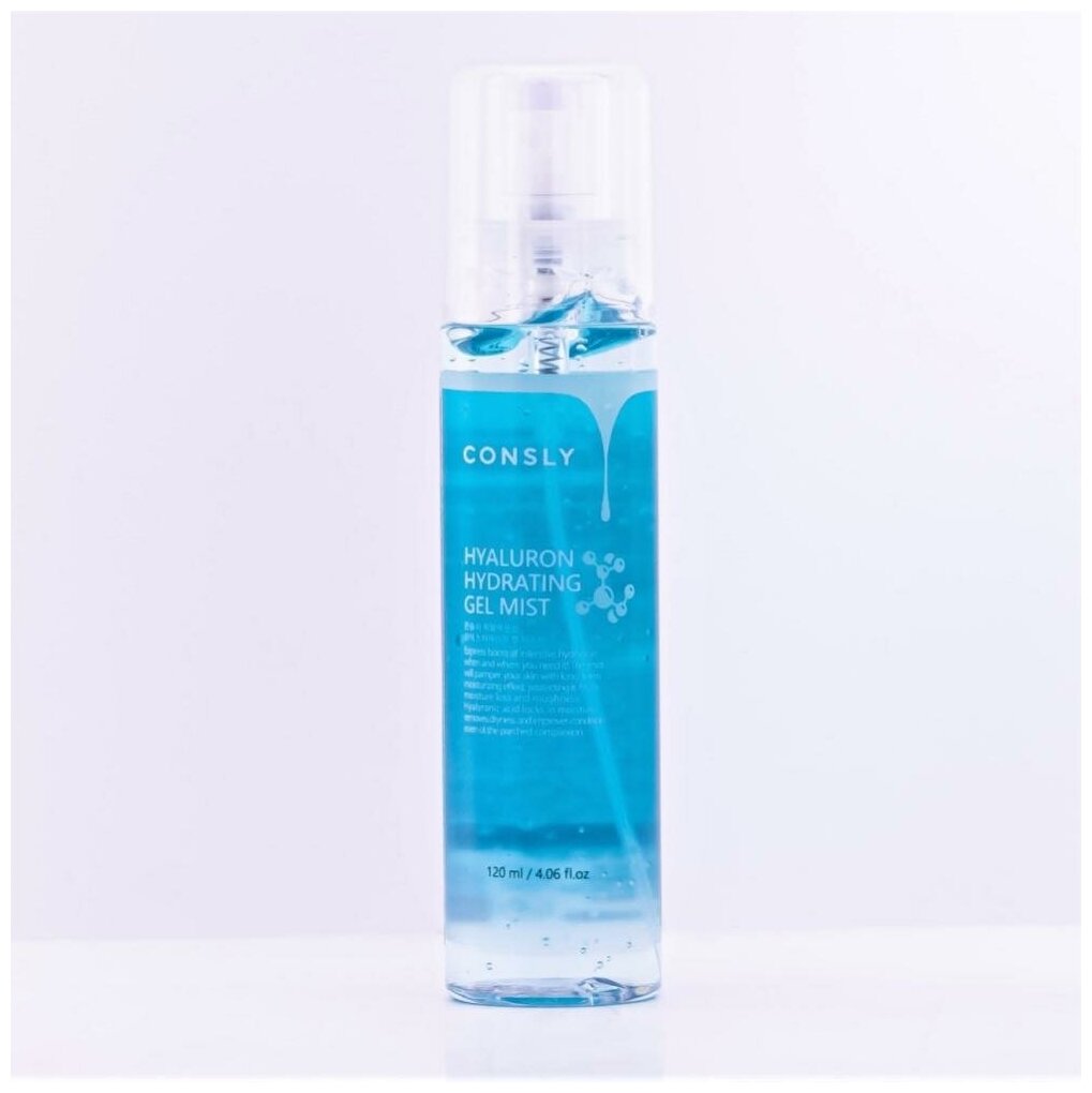 CONSLY Увлажняющий гель-мист с гиалуроновой кислотой Hyaluronic Acid Hydrating Gel Mist 120мл.