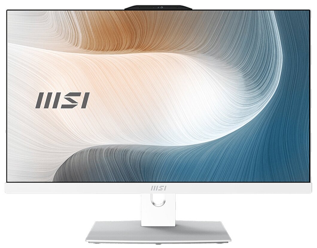 Моноблок AIO MSI Modern AM242P 12M-629RU 9S6-AE0712-629 (23.8", Pentium Gold 8505, 4 ГБ/ SSD 128 ГБ, UHD Graphics) Белый