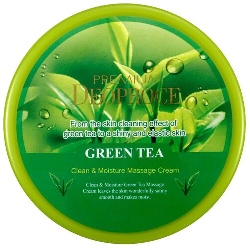 Крем для лица очищающий С экстрактом зеленого ЧАЯ DEOPROCE PREMIUM CLEAN & DEEP GREEN TEA CLEANSING CREAM 300G