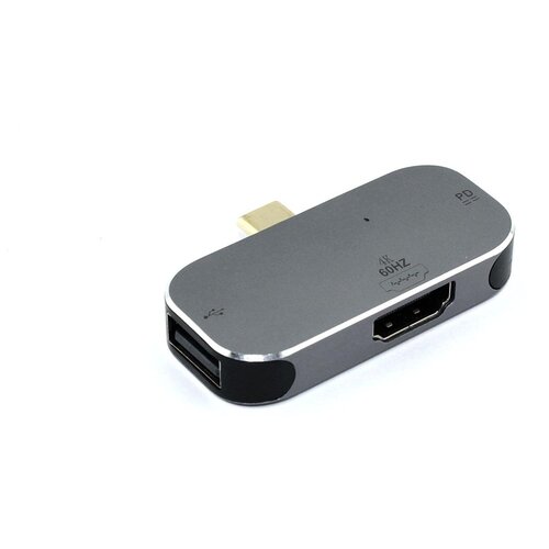Адаптер Type C на HDMI + USB + PD переходник j5create usb c на hdmi и usb type a 3 0 power delivery