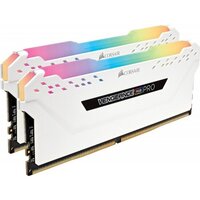 Оперативная память CORSAIR DDR4 16Gb (2x8Gb) 3600MHz pc-28800 Vengeance RGB Pro white (CMW16GX4M2C3600C18W)