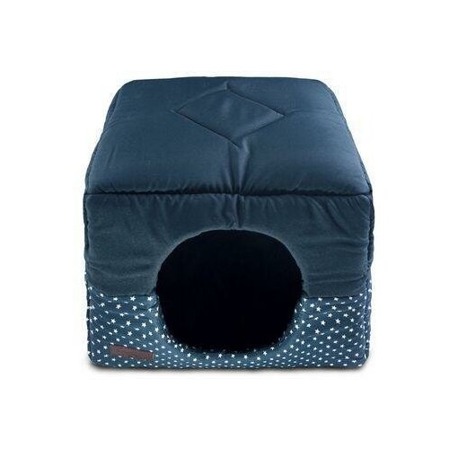 Мягкий домик для кошек Freep Cube, серый, 45х45х45 см
