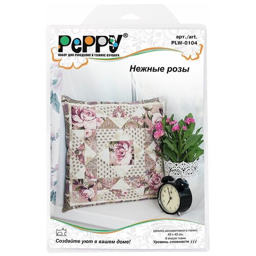 PEPPY PLW-0104 набор Нежные розы . 23278279822 набор для пэчворка peppy благоухание цветов арт plw 0120