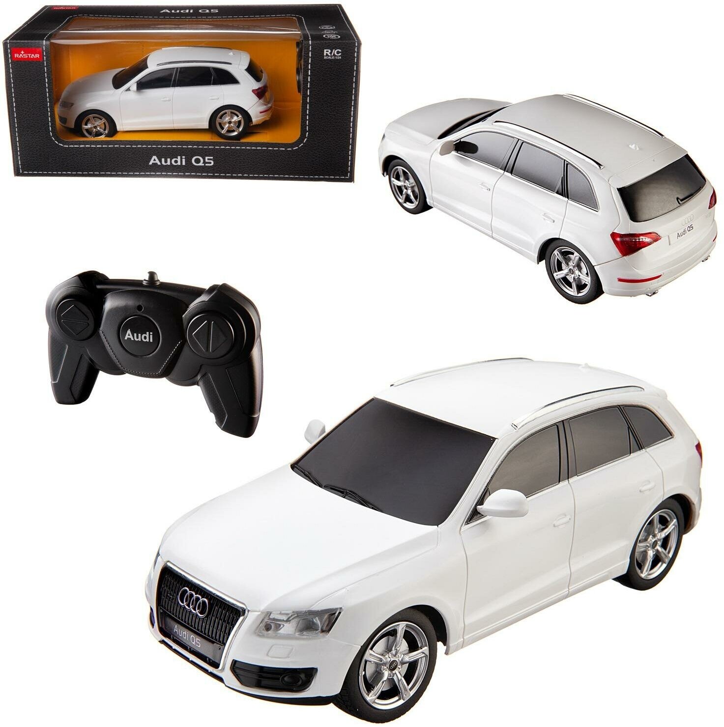 Машина р/у 1:24 AUDI Q5 19.5х9.0х7,0см, белая