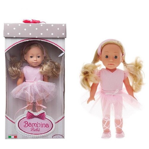 фото Кукла bambolina boutique 30 см, розовое платье, 1 шт. dimian