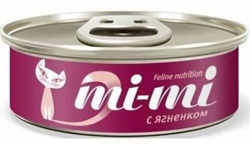MI-MI для кошек и котят с ягненком в желе (80 гр х 24 шт) - фотография № 7