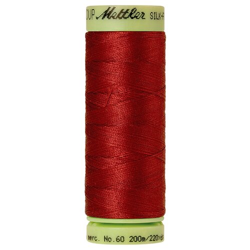 Нить для машинного квилтинга SILK-FINISH COTTON 60, 200 м 100% хлопок 1074 Brick ( 9240-1074 )