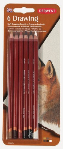 Изображение товара Набор цветных карандашей Drawing 6цв в блистере