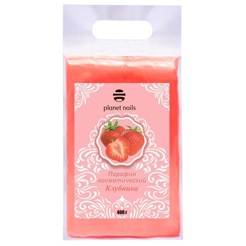 Planet nails Парафин Клубника, 400 г