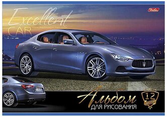 Альбом для рисования Hatber Автостиль 29.7 х 21 см (A4), 100 г/м², 12 л.