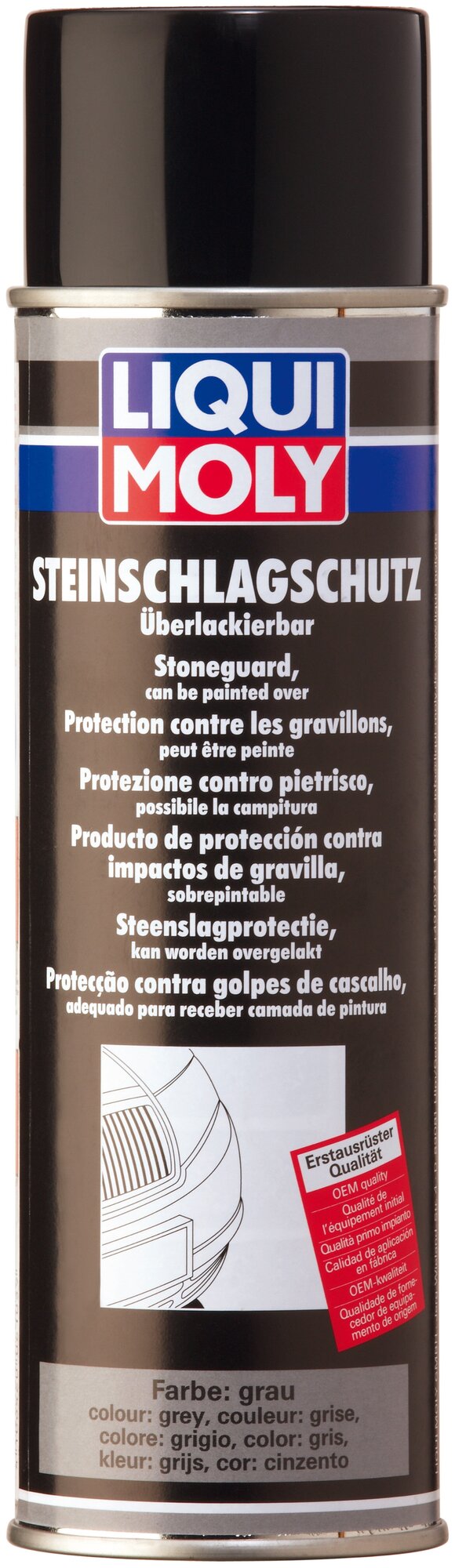 6105 Steinschlag-Schutz grau — Антигравий серый 0.5 л.