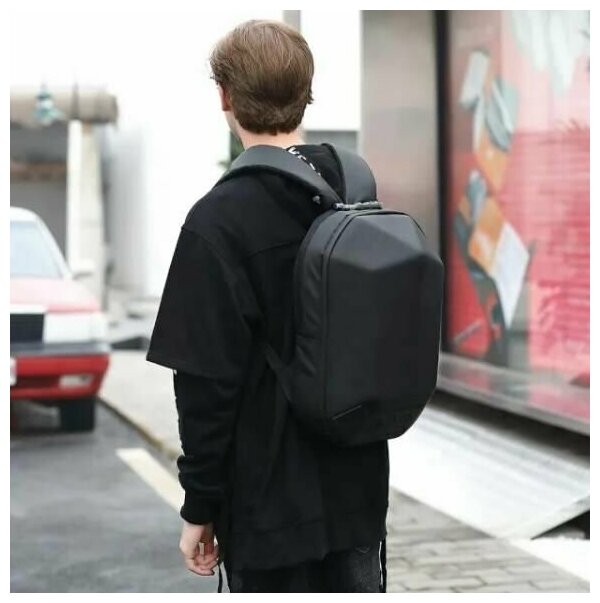 Рюкзак для ноутбука с USB Черный до 16 дюймов