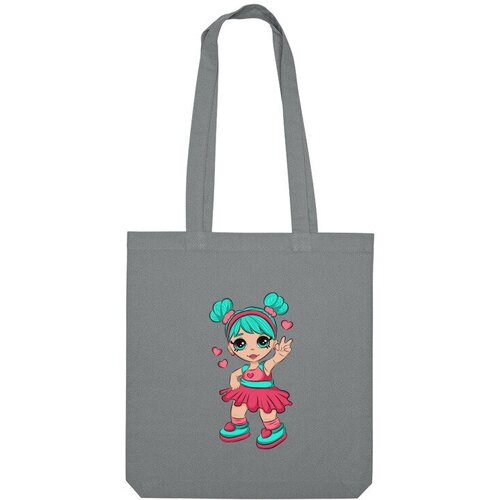 фото Сумка шоппер us basic, серый