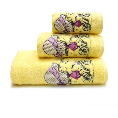 фото Tana home collection полотенце edita цвет: жёлтый (70х130 см) br42029