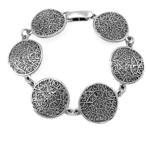 Браслет женский серебряный на руку 925 пробы, ювелирное украшение Ярославна, широкий,литой, гибкий, крупный браслет бохо на запястье. Юмила