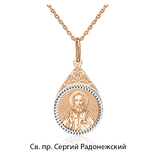 фото Platina jewelry подвеска из красного золота без камней 03-1658-00-000-1110