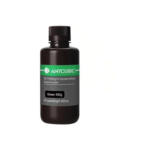 Выжигаемая фотополимерная смола Anycubic Castable 500 ml зеленый