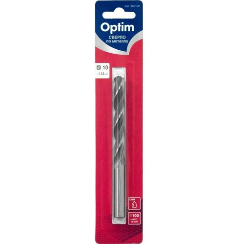 Сверло по металлу OPTIM Эконом, 10 мм