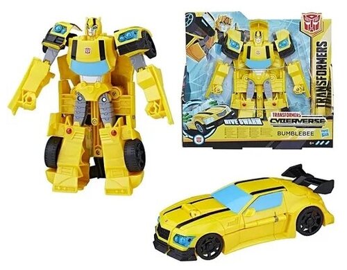 Игрушка Hasbro Transformers трансформер кибервселенная 19 см Бамблби