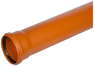 Канализационная труба ПОЛИТЭК наруж. полипропиленовая 110x3.4x500 мм 500мм. оранжевый
