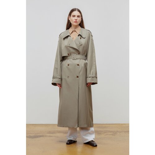 Классический двубортный тренч LESYANEBO