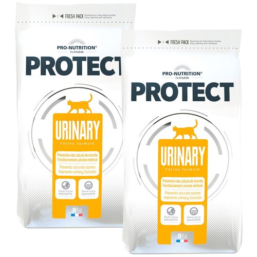 FLATAZOR PROTECT URINARY для взрослых кошек при мочекаменной болезни (8 + 8 кг)