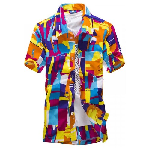 фото Гавайская рубашка orange размер xxl happy pirate