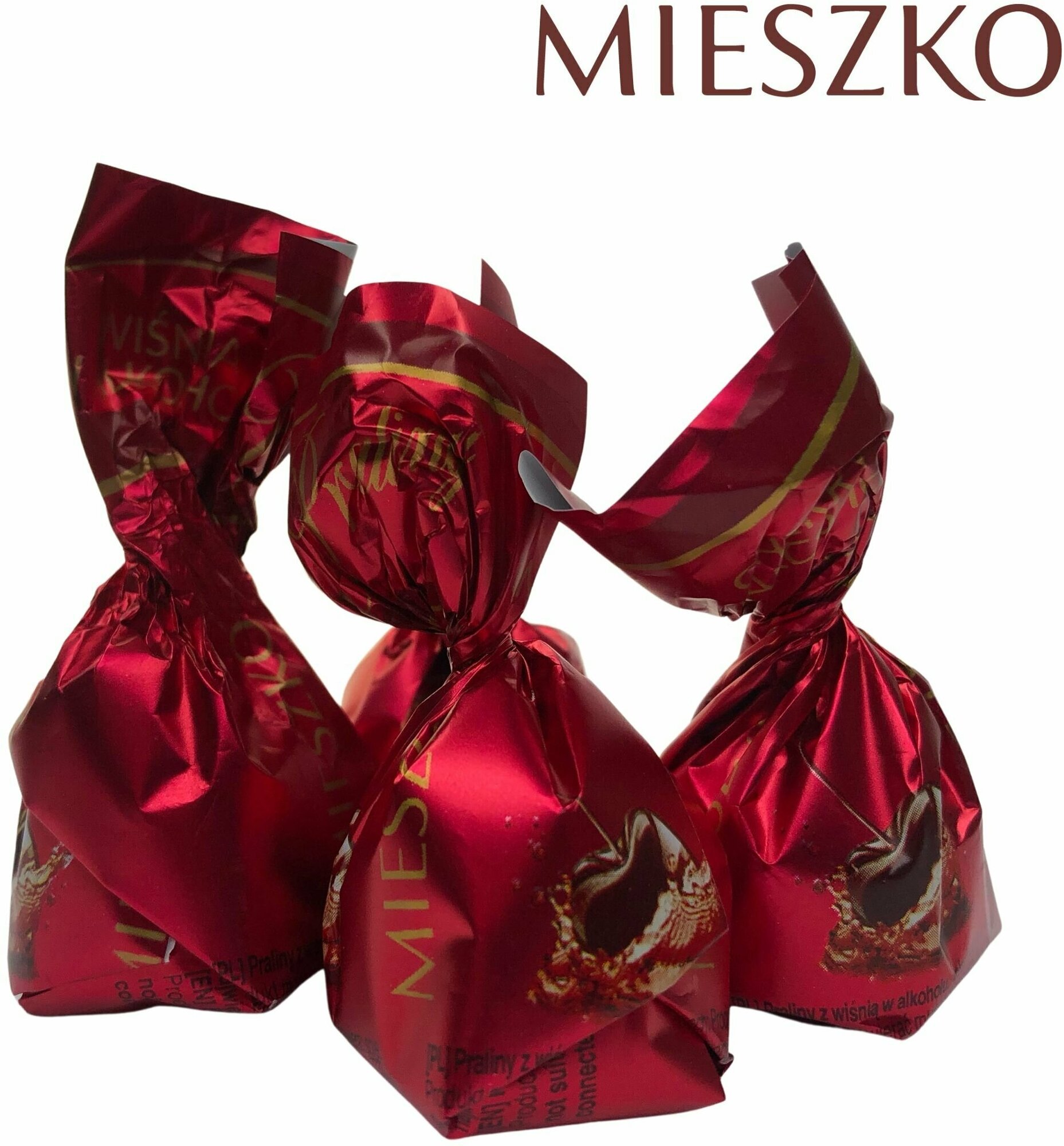 Конфеты шоколадные / Вишня в ликере "CHERRY IN ALCOHOL" (2.5кг) Mieszko - фотография № 1