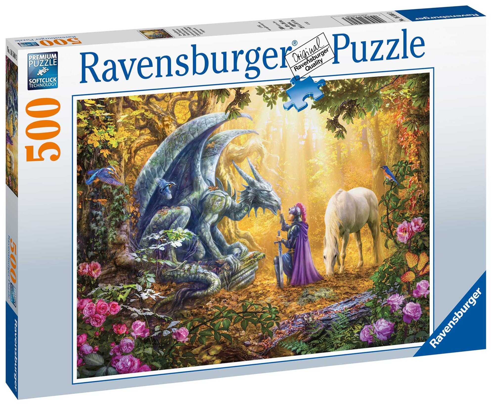 Пазл Ravensburger Заклинатель драконов (16580), 500 дет.