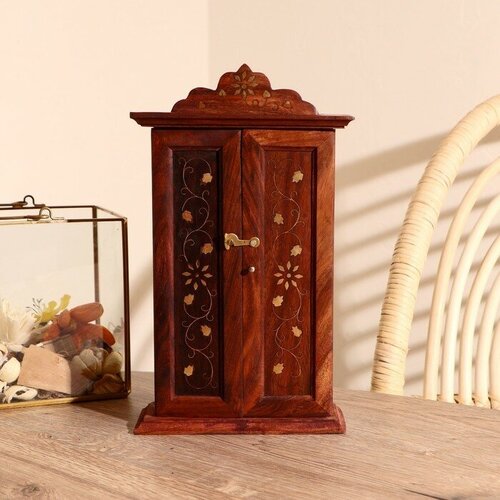 Ключница с инкрустацией Лиана дерево 2951656 см 2227₽