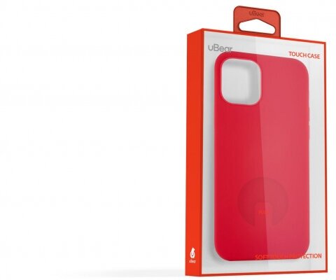 Чехол (клип-кейс) UBEAR Touch Case, для Apple iPhone 12/12 Pro, красный [cs62rr61th-i20] - фото №7