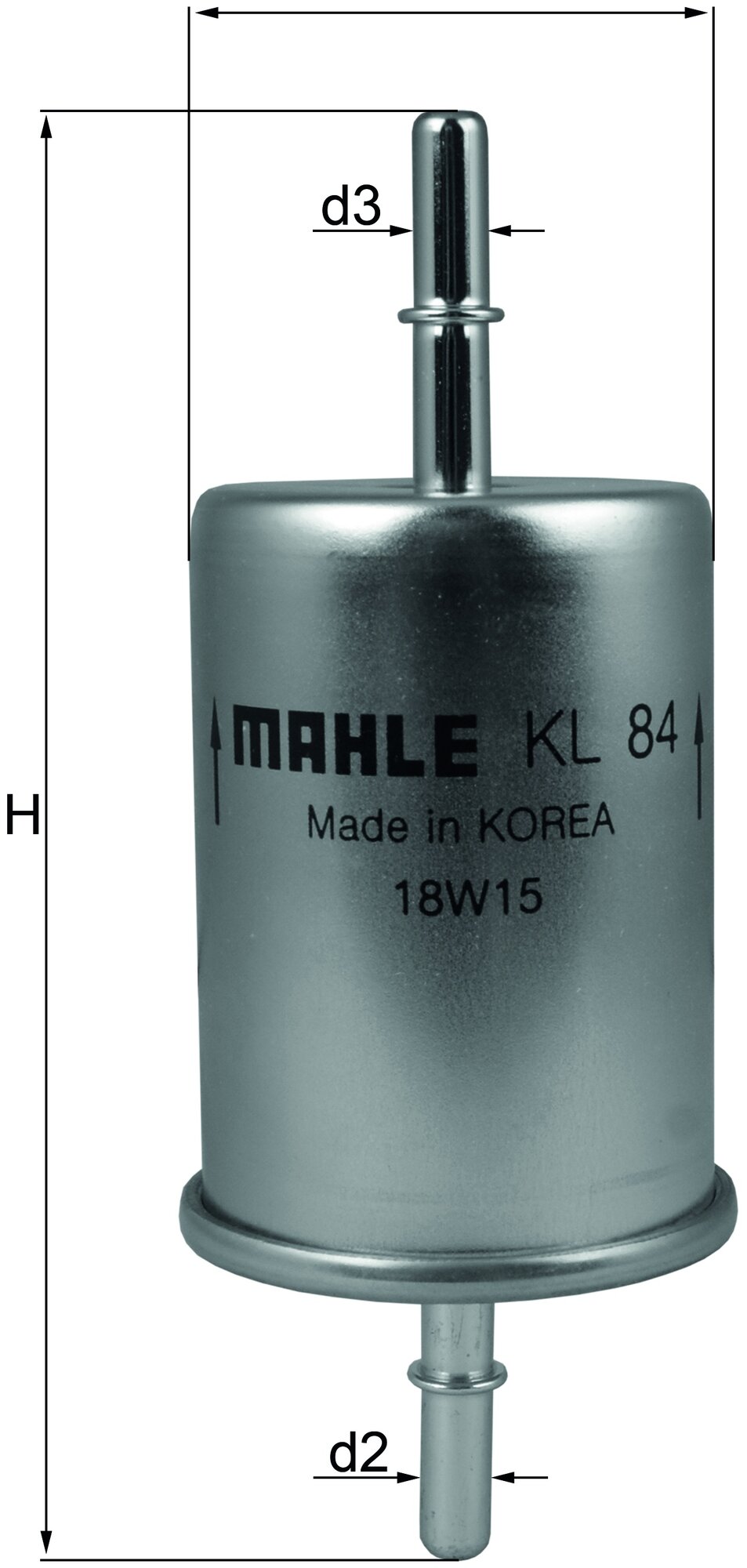 Фильтр топливный MAHLE KL 84