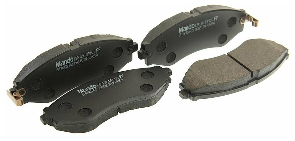 Дисковые тормозные колодки передние MANDO MPD19 (4 шт.)