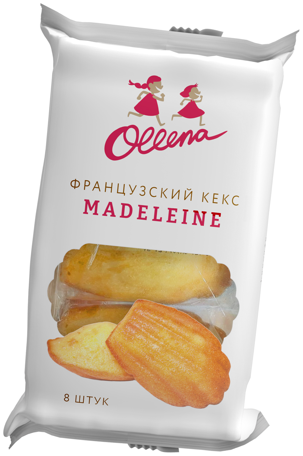 Кексы Ollena Madeleines традиционные 8 шт/200 г - фотография № 1