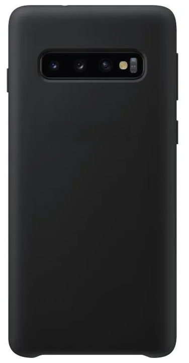 Силиконовый чехол BUYOO для Samsung Galaxy S10 Plus (черный) / Самсунг Галакси С10 Плюс (Black)