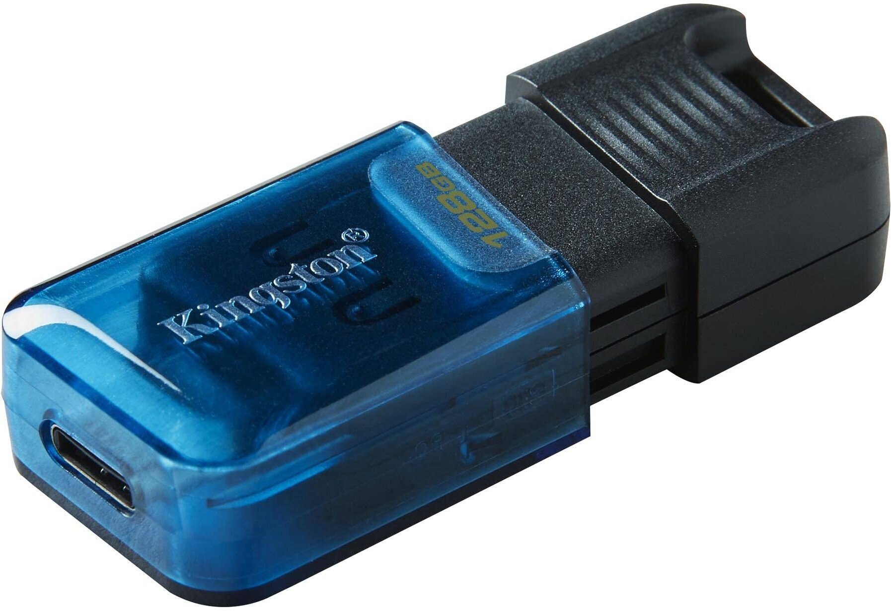 Флешка USB (Type-C) Kingston DataTraveler 80 M 128ГБ, USB3.2, черный - фото №2
