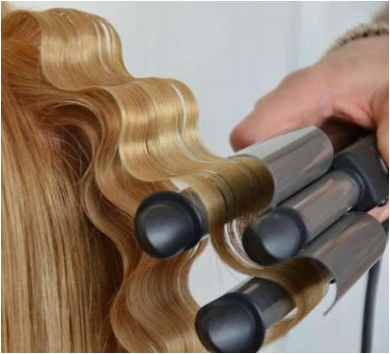 Babyliss Плойка тройная 22-19-22 мм Triple Barrel Waver, титаново-турмалиновое покрытие (Babyliss, ) - фото №10