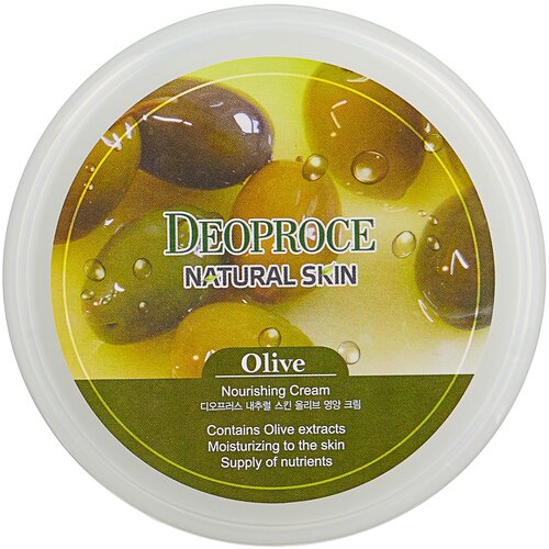 Deoproce Крем для тела Natural Skin Olive Nourishing Cream, 100 г