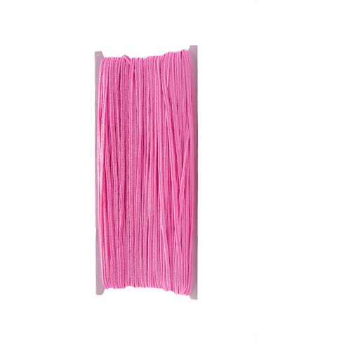 Тесьма отделочная сутаж NITEX 3 мм, 36 ярдов (32,9 м), цв. светло-розовый