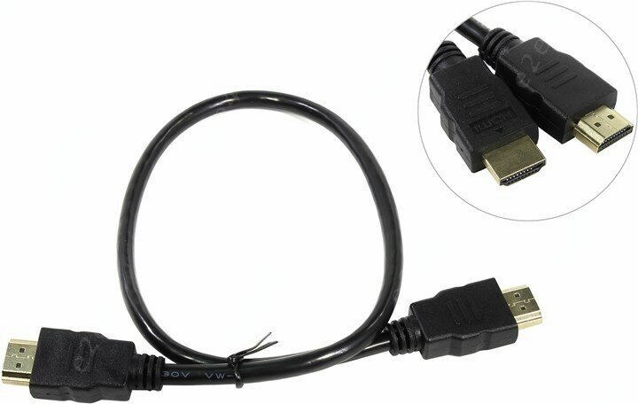 Кабель HDMI 2м 5bites APC-200-020 круглый черный - фото №3