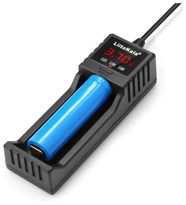 Зарядное устройство Liitokala Lii-S1 ( для 1-го 18650-10440 , Li-ion/NiMh, ток заряда 0.5/1A, LCD )