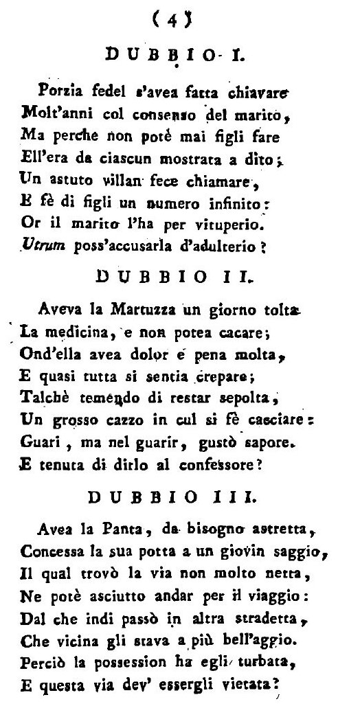 Dubbj amorosi, altri dubbj, e sonetti lussuriosi - фото №5