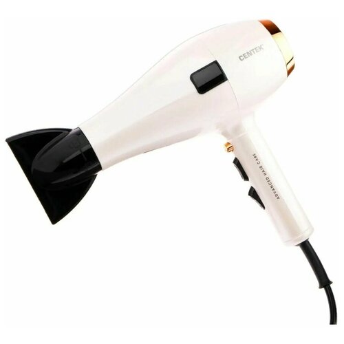 Фен для волос 2200вт 2 режима скорости 3 режима температуры 2 насадки концентратор 281200₽