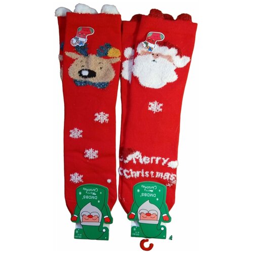 фото Носки размер 7-9, красный, зеленый dndbs