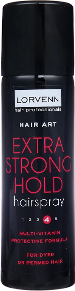 Лак для волос экстра сильной фиксации Lorvenn Hair Professionals Hair Art Extra Strong Hold 100 мл